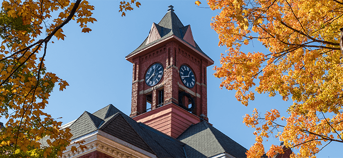 This is an image of the clock tower in Hastings