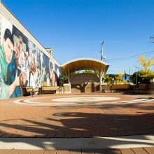 This is a photo of the Hastings Spray Plaza.