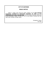 JPC Meeting Cancellation 09 20 2023 Announcement Image