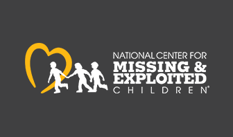 This is the logo for National Center for Missing & Exploited Children.