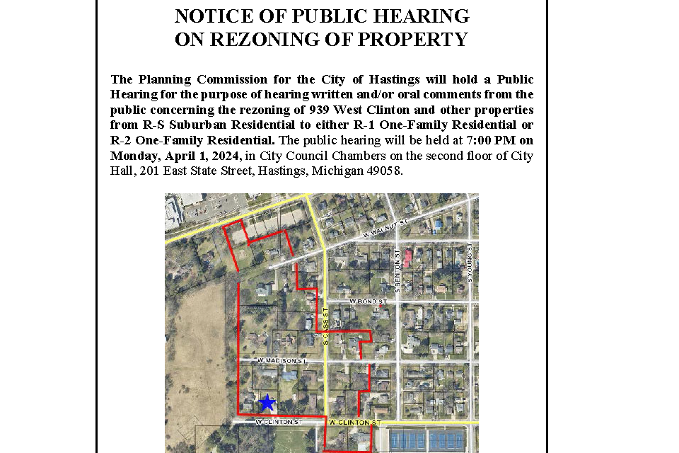Rezoning Map for 4.1.24 Planning Commission Meeting