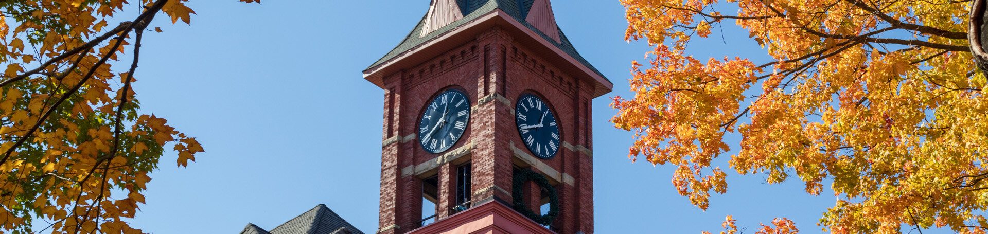 This is an image of the clock tower in the City of Hastings