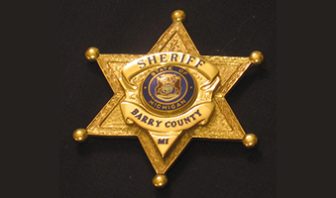 This is an image of a Barry County Sheriff's badge.